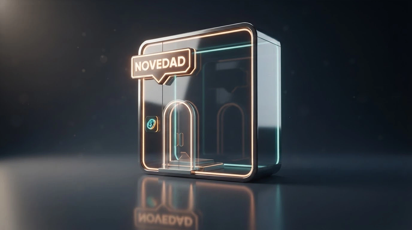 Fachada digital de un casino recién lanzado con el logotipo de ADA y una etiqueta de «nuevo 2026»
