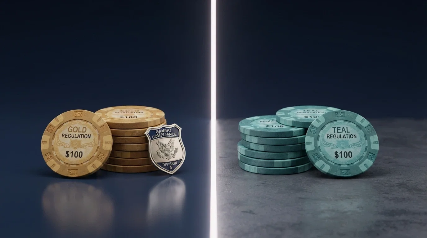 Tabla con los logotipos y datos de los diez casinos analizados, divididos entre operadores con licencia DGOJ y operadores con licencia de Curaçao