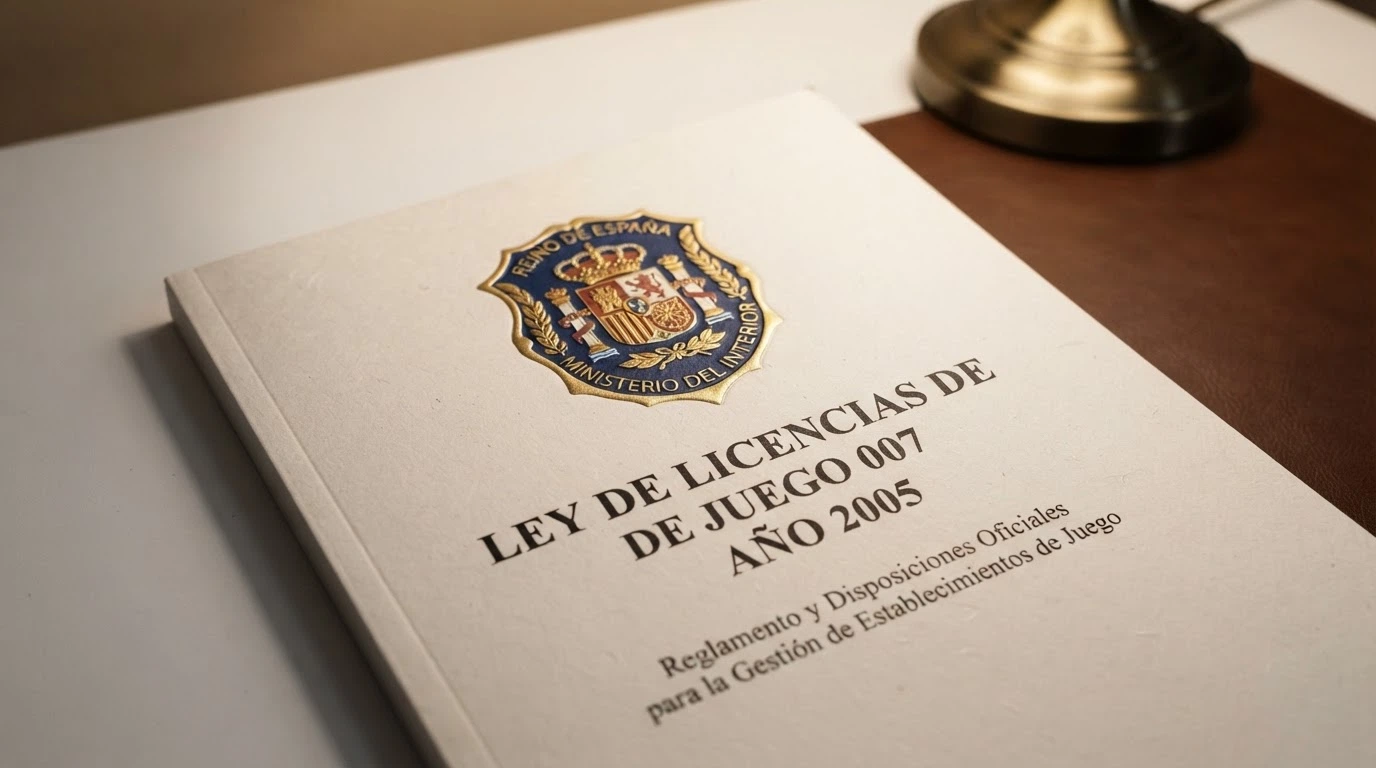 Primer plano de un documento oficial con el escudo de la Anjouan Gaming Authority y el texto Computer Gaming Licensing Act 007